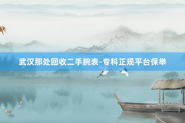 武汉那处回收二手腕表-专科正规平台保举