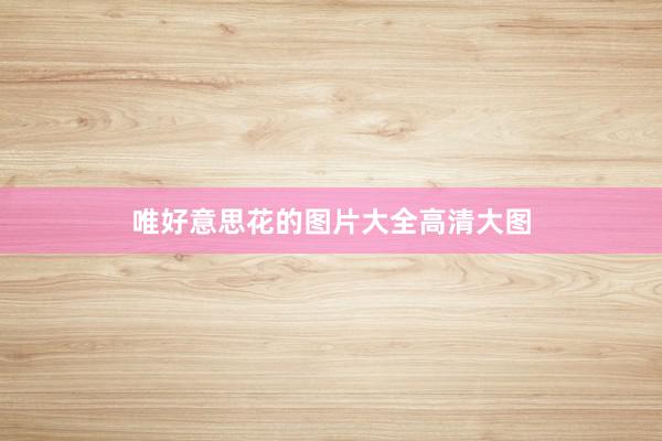 唯好意思花的图片大全高清大图